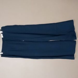 Style & Co Industrial Blue, Tie Waist, Wide Leg, Fashion Pants XL NWT